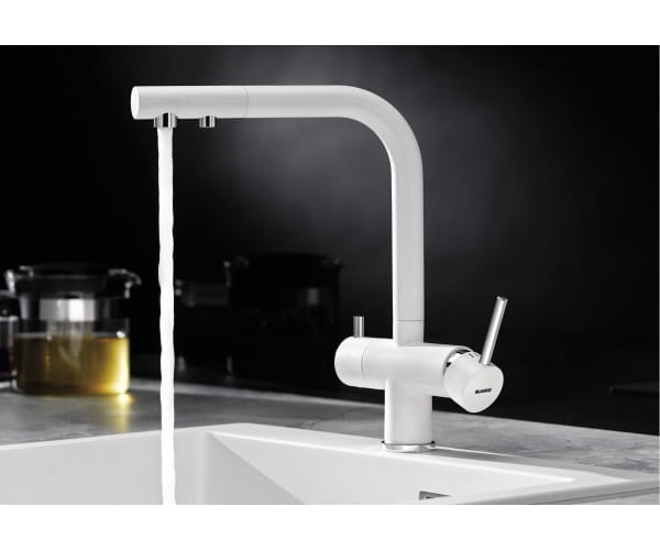 Bateria kuchenna BLANCO FONTAS II, biały/chrom 523134