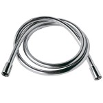 Wąż natryskowy TRES Satin 120 cm, FI14,5  końcówki przeciwskrętne, satynowy  913460912