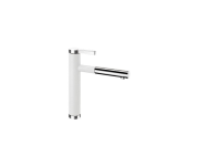 Bateria kuchenna BLANCO LINEE-S, z wyciąganą wylewką typu "L", biały/chrom 518441