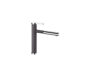 Bateria kuchenna BLANCO LINEE-S, z wyciąganą wylewką typu "L", szarość skały/chrom 518804