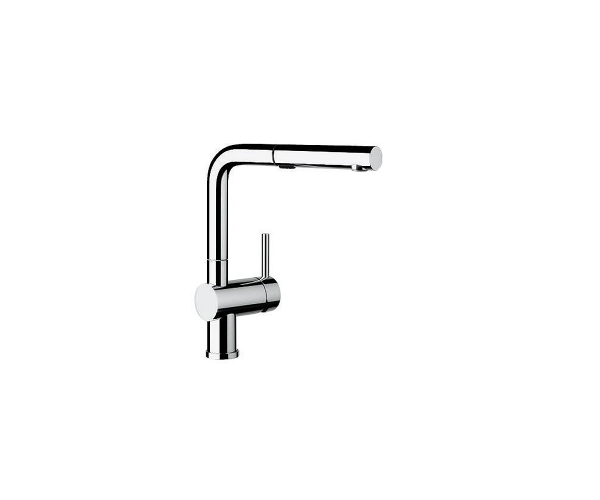 Bateria kuchenna BLANCO LINUS-S VARIO, z wyciąganą wylewką typu "L", chrom 518406