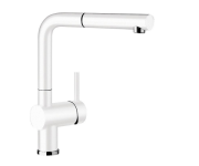 Bateria kuchenna BLANCO LINUS-S, z wyciąganą wylewką typu "L", biały 516692