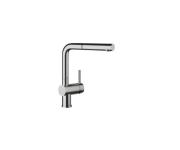 Bateria kuchenna BLANCO LINUS-S, z wyciąganą wylewką typu "L", stal szczotkowana 517184