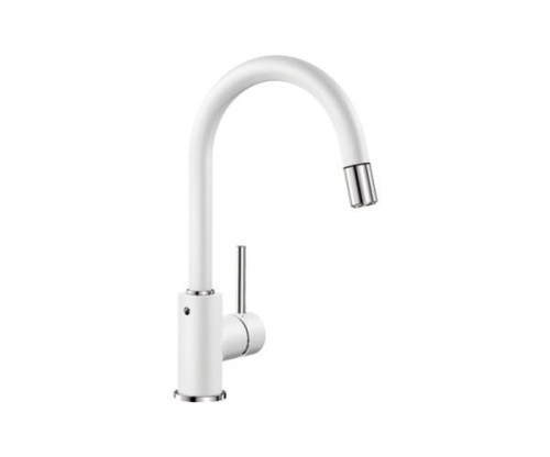 Bateria kuchenna BLANCO MIDA-S, z wyciąganą wylewką typu "U", biały 521457