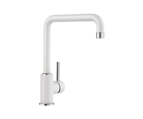 Bateria kuchenna BLANCO MILI, wylewka typu "L", bialy 523107