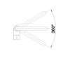 Bateria kuchenna BLANCO MILI, wylewka typu "L", bialy 523107