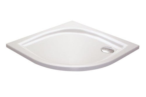 Brodzik półokrągły RAVAK ELIPSO LA 100x3.5cm biały A22AA01210