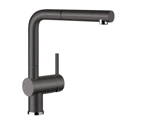 Bateria kuchenna BLANCO LINUS-S z wyciąganą wylewką, antracyt 516688