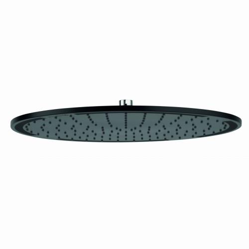 Głowica natryskowa KLUDI A-QA 400 mm (okrągła), czarny mat/chrom 6434087-00