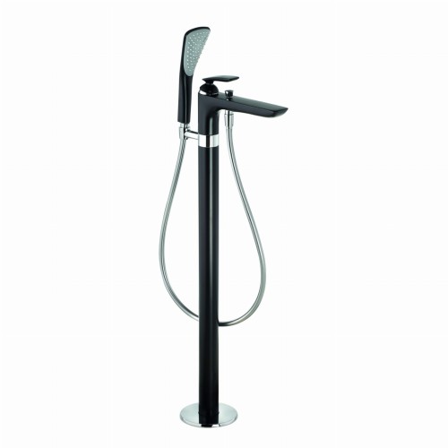 Bateria wannowa KLUDI BALANCE wolnostojąca, czarny mat/chrom 525908775