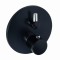 Bateria wannowo - natryskowa KLUDI BALANCE, termostatyczna, 2 funkcyjna, czarny mat/chrom 528308775