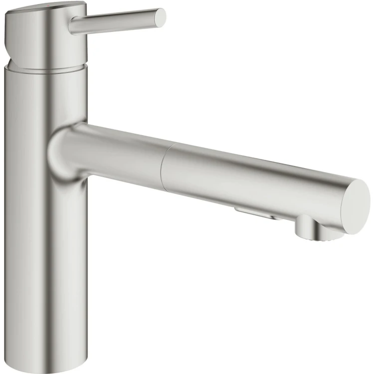 Bateria kuchenna GROHE CONCETTO z wyciąganą wylewką, stal nierdzewna 30273DC1