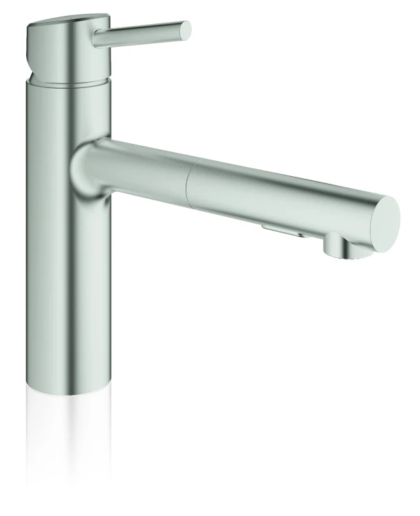 Bateria kuchenna GROHE CONCETTO z wyciąganą wylewką, stal nierdzewna 30273DC1