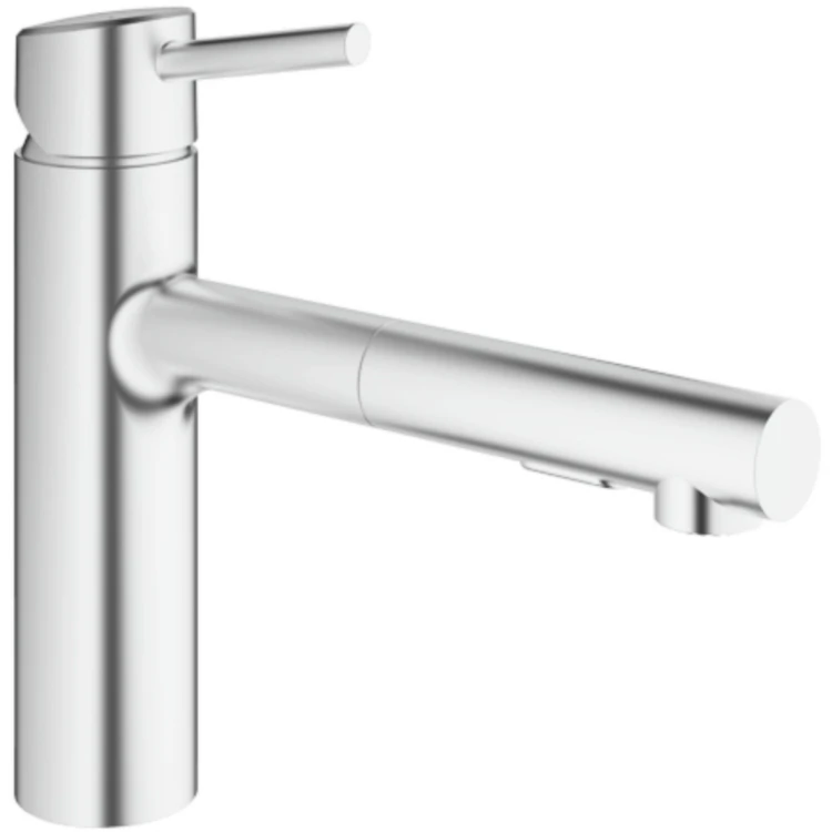 Bateria kuchenna GROHE CONCETTO z wyciąganą wylewką, stal nierdzewna 30273DC1