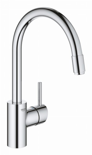 Bateria kuchenna GROHE CONCETTO NEW z wyciąganą wylewką typu U, chrom 32663003