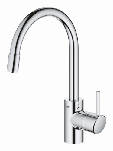 Bateria kuchenna GROHE CONCETTO NEW z wyciąganą wylewką typu U, chrom 32663003