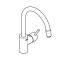 Bateria kuchenna GROHE CONCETTO NEW z wyciąganą wylewką typu U, chrom 32663003