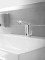 Bateria elektroniczna GROHE EUROSMART COSMOPOLITAN E 6V, elektroniczna, z mieszaczem, bez korka, chrom 36327001
