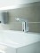 Bateria elektroniczna GROHE EUROSMART COSMOPOLITAN E 6V, elektroniczna, z mieszaczem, bez korka, chrom 36327001