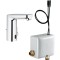Bateria elektroniczna GROHE EUROSMART COSMOPOLITAN E 230V, elektroniczna, z mieszaczem, bez korka, chrom 36386001