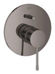 Bateria natryskowa GROHE ESSENCE podtynkowy element zewnętrzny 2-funkcyjna, hard graphite 19285A01