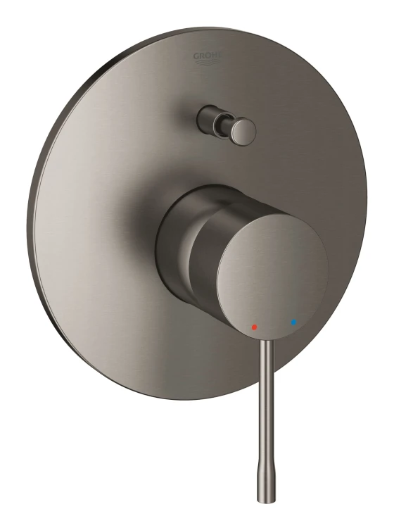 Bateria natryskowa GROHE ESSENCE podtynkowy element zewnętrzny 2-funkcyjna, hard graphite 19285AL1