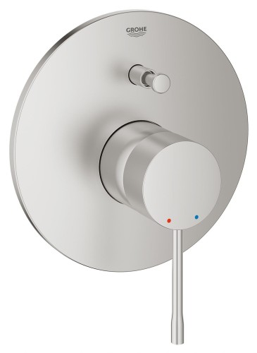 Bateria natryskowa GROHE ESSENCE podtynkowy element zewnętrzny 2-funkcyjna, stal nierdzewna 19285DC1