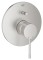 Bateria natryskowa GROHE ESSENCE podtynkowy element zewnętrzny 2-funkcyjna, stal nierdzewna 19285DC1