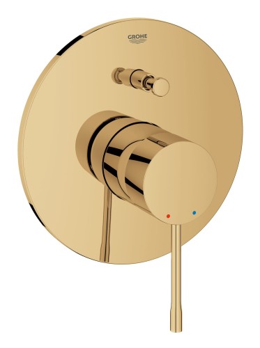 Bateria natryskowa GROHE ESSENCE podtynkowy element zewnętrzny 2-funkcyjna, cool sunrise 19285GL1