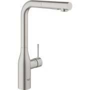 Bateria kuchenna GROHE ESSENCE z wyciąganą wylewką, stal nierdzewna 30270DC0