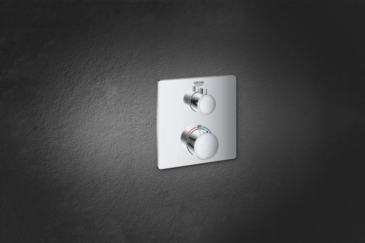 Bateria natryskowa GROHE GROHTHERM SMARTCONTROL podtynkowy element zewnętrzny 2-funkcyjna, chrom 24079000
