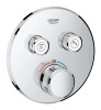 Bateria natryskowa GROHE GROHTHERM SMARTCONTROL podtynkowy element zewnętrzny 2-funkcyjna, chrom 29119000