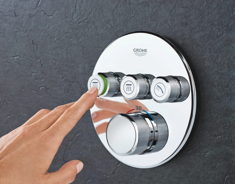 Bateria natryskowa GROHE GROHTHERM SMARTCONTROL 3-funkcyjna, chrom 29121000