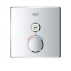 Bateria natryskowa GROHE GROHTHERM SMARTCONTROL podtynkowy element zewnętrzny 1-funkcyjna, chrom 29123000