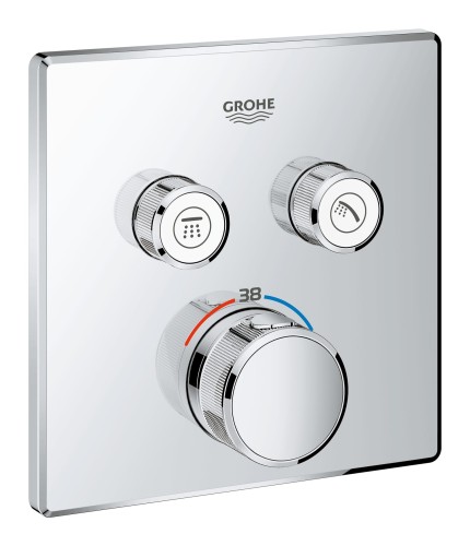 Bateria natryskowa GROHE GROHTHERM SMARTCONTROL 2-funkcyjna, chrom 29124000
