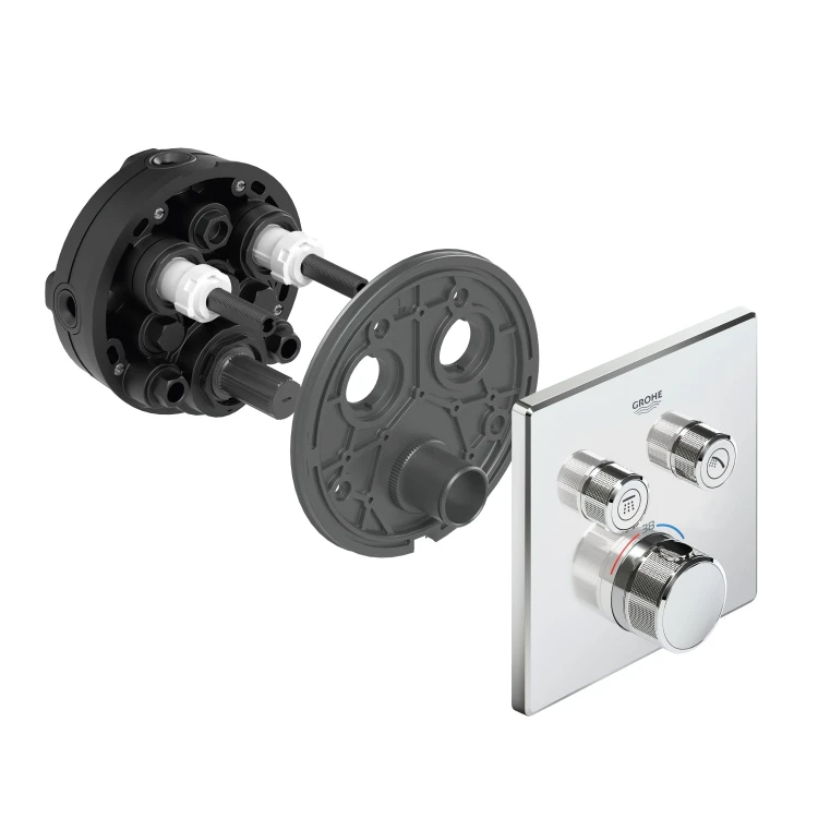 Bateria natryskowa GROHE GROHTHERM SMARTCONTROL 2-funkcyjna, chrom 29124000