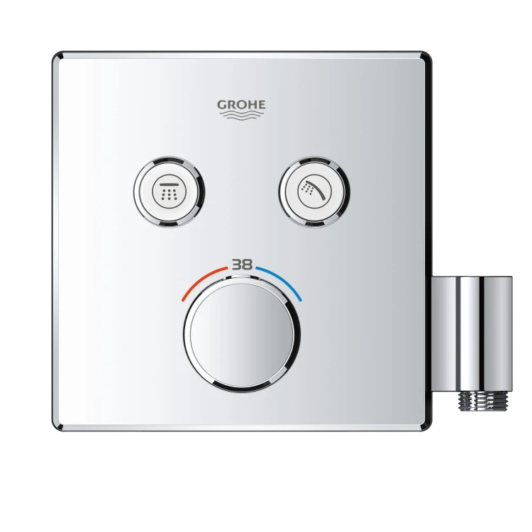 Bateria natryskowa GROHE GROHTHERM SMARTCONTROL podtynkowy element zewnętrzny 2-funkcyjna, chrom 29125000