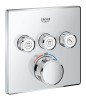 Bateria natryskowa GROHE GROHTHERM SMARTCONTROL podtynkowy element zewnętrzny 3-funkcyjna, chrom 29126000