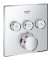 Bateria natryskowa GROHE GROHTHERM SMARTCONTROL podtynkowy element zewnętrzny 3-funkcyjna, chrom 29126000