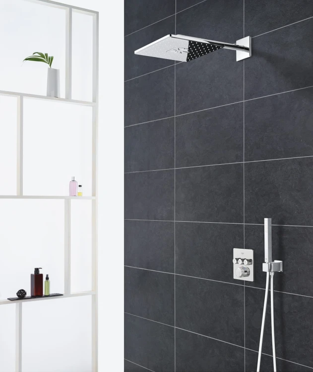 Bateria natryskowa GROHE GROHTHERM SMARTCONTROL podtynkowy element zewnętrzny 3-funkcyjna, chrom 29126000