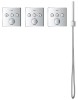 Bateria natryskowa GROHE GROHTHERM SMARTCONTROL podtynkowy element zewnętrzny 3-funkcyjna, chrom 29126000
