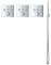 Bateria natryskowa GROHE GROHTHERM SMARTCONTROL podtynkowy element zewnętrzny 3-funkcyjna, chrom 29126000