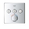 Bateria natryskowa GROHE GROHTHERM SMARTCONTROL podtynkowy element zewnętrzny 3-funkcyjna, chrom 29126000