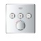 Bateria natryskowa GROHE GROHTHERM SMARTCONTROL podtynkowy element zewnętrzny 3-funkcyjna, chrom 29126000