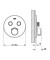 Bateria natryskowa GROHE SMARTCONTROL podtynkowy element zewnętrzny 2-funkcyjna, chrom 29145000