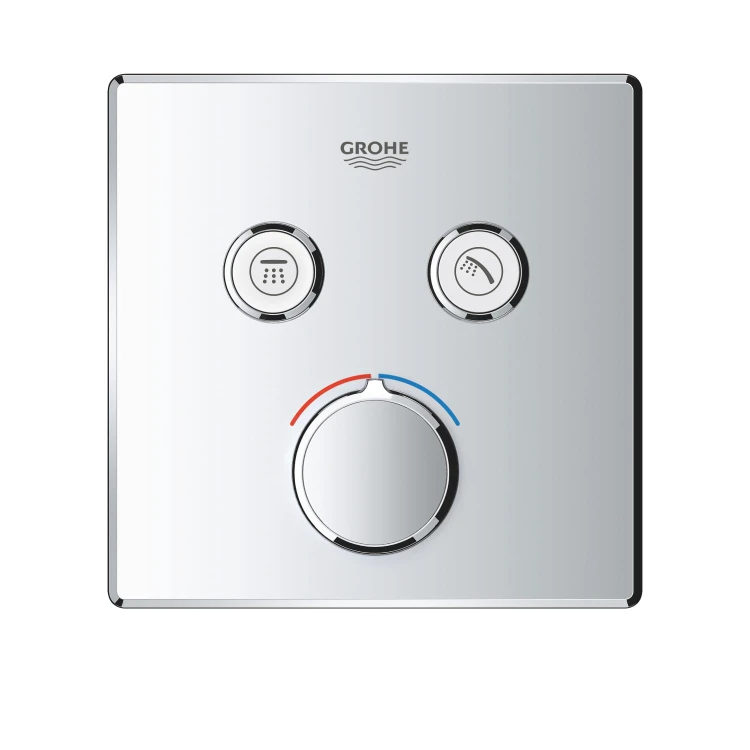 Bateria natryskowa GROHE SMARTCONTROL podtynkowy element zewnętrzny 2-funkcyjna, chrom 29148000