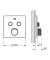 Bateria natryskowa GROHE GROHTHERM SMARTCONTROL podtynkowy element zewnętrzny 2-funkcyjna, biały 29156LS0