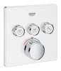 Bateria natryskowa GROHE GROHTHERM SMARTCONTROL podtynkowy element zewnętrzny 3-funkcyjna, biały 29157LS0
