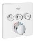 Bateria natryskowa GROHE GROHTHERM SMARTCONTROL podtynkowy element zewnętrzny 3-funkcyjna, biały 29157LS0