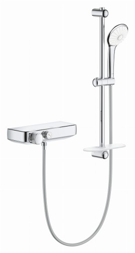 Bateria natryskowa GROHE GROHTHERM SMARTCONTROL + zestaw natryskowy, chrom 34720000